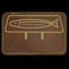Faux Leather Engravable Patch - Round-Corner Rectangular Thumbnail