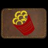 Faux Leather Engravable Patch - Round-Corner Rectangular Thumbnail