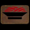 Faux Leather Engravable Patch - Round-Corner Rectangular Thumbnail