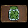 Faux Leather Engravable Patch - Round-Corner Rectangular Thumbnail