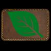 Faux Leather Engravable Patch - Round-Corner Rectangular Thumbnail