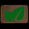 Faux Leather Engravable Patch - Round-Corner Rectangular Thumbnail