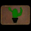 Faux Leather Engravable Patch - Round-Corner Rectangular Thumbnail