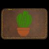 Faux Leather Engravable Patch - Round-Corner Rectangular Thumbnail