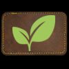 Faux Leather Engravable Patch - Round-Corner Rectangular Thumbnail