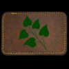 Faux Leather Engravable Patch - Round-Corner Rectangular Thumbnail