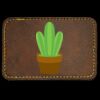 Faux Leather Engravable Patch - Round-Corner Rectangular Thumbnail