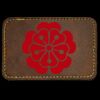 Faux Leather Engravable Patch - Round-Corner Rectangular Thumbnail