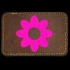 Faux Leather Engravable Patch - Round-Corner Rectangular Thumbnail