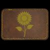 Faux Leather Engravable Patch - Round-Corner Rectangular Thumbnail