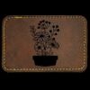 Faux Leather Engravable Patch - Round-Corner Rectangular Thumbnail