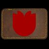 Faux Leather Engravable Patch - Round-Corner Rectangular Thumbnail