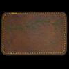 Faux Leather Engravable Patch - Round-Corner Rectangular Thumbnail