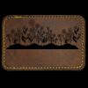 Faux Leather Engravable Patch - Round-Corner Rectangular Thumbnail