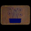 Faux Leather Engravable Patch - Round-Corner Rectangular Thumbnail
