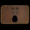 Faux Leather Engravable Patch - Round-Corner Rectangular Thumbnail