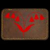 Faux Leather Engravable Patch - Round-Corner Rectangular Thumbnail