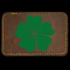 Faux Leather Engravable Patch - Round-Corner Rectangular Thumbnail