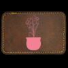 Faux Leather Engravable Patch - Round-Corner Rectangular Thumbnail