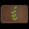 Faux Leather Engravable Patch - Round-Corner Rectangular Thumbnail
