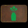 Faux Leather Engravable Patch - Round-Corner Rectangular Thumbnail