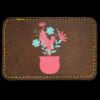 Faux Leather Engravable Patch - Round-Corner Rectangular Thumbnail