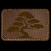 Faux Leather Engravable Patch - Round-Corner Rectangular Thumbnail
