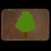 Faux Leather Engravable Patch - Round-Corner Rectangular Thumbnail