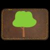 Faux Leather Engravable Patch - Round-Corner Rectangular Thumbnail