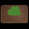 Faux Leather Engravable Patch - Round-Corner Rectangular Thumbnail