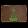 Faux Leather Engravable Patch - Round-Corner Rectangular Thumbnail