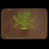 Faux Leather Engravable Patch - Round-Corner Rectangular Thumbnail