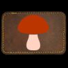 Faux Leather Engravable Patch - Round-Corner Rectangular Thumbnail