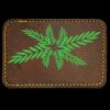 Faux Leather Engravable Patch - Round-Corner Rectangular Thumbnail