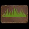 Faux Leather Engravable Patch - Round-Corner Rectangular Thumbnail