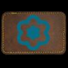 Faux Leather Engravable Patch - Round-Corner Rectangular Thumbnail