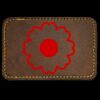 Faux Leather Engravable Patch - Round-Corner Rectangular Thumbnail