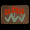 Faux Leather Engravable Patch - Round-Corner Rectangular Thumbnail