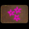 Faux Leather Engravable Patch - Round-Corner Rectangular Thumbnail