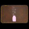 Faux Leather Engravable Patch - Round-Corner Rectangular Thumbnail