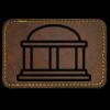 Faux Leather Engravable Patch - Round-Corner Rectangular Thumbnail