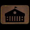 Faux Leather Engravable Patch - Round-Corner Rectangular Thumbnail