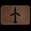 Faux Leather Engravable Patch - Round-Corner Rectangular Thumbnail