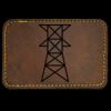 Faux Leather Engravable Patch - Round-Corner Rectangular Thumbnail