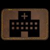 Faux Leather Engravable Patch - Round-Corner Rectangular Thumbnail