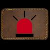 Faux Leather Engravable Patch - Round-Corner Rectangular Thumbnail