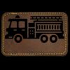 Faux Leather Engravable Patch - Round-Corner Rectangular Thumbnail