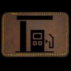 Faux Leather Engravable Patch - Round-Corner Rectangular Thumbnail