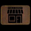 Faux Leather Engravable Patch - Round-Corner Rectangular Thumbnail