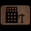 Faux Leather Engravable Patch - Round-Corner Rectangular Thumbnail